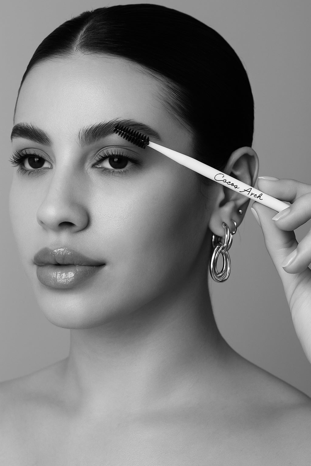 Cocoa Arch Double Brow Brush